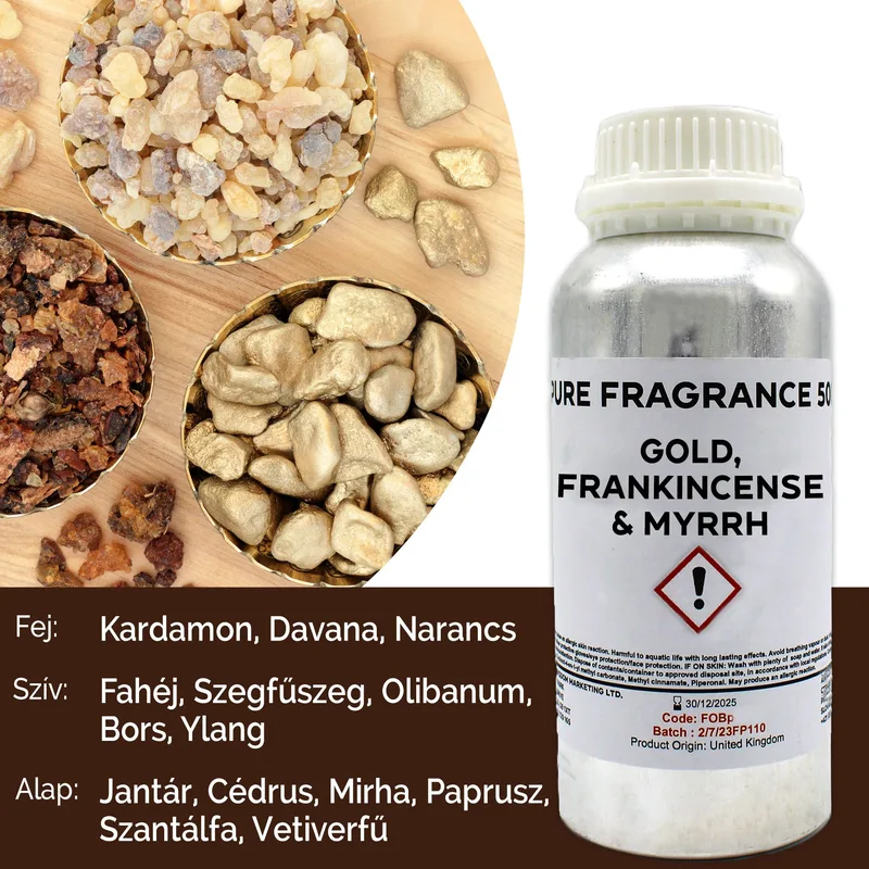Oro Frankincense & Myrrh Puro Profumo Olio 500ml — foto 2