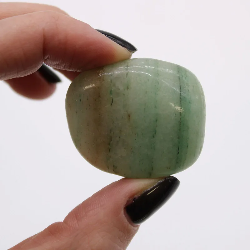 Bag of 6 Large African Tumble Stones - Aventurine — foto 1