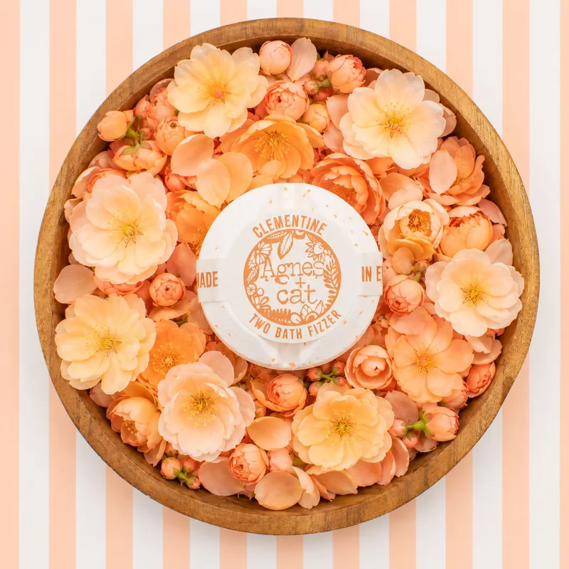 Agnes + Cat Floral & Citrus Bagno Fizzer Gift Set — foto 4