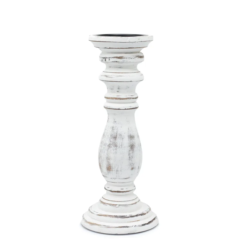 Classic Candela Stand Whitewash 30x10cm Medium — foto 1