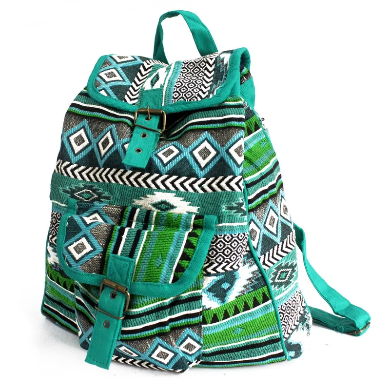 Jacquard Bag Teal Backpack — foto 1