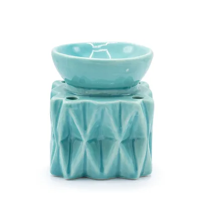 Olio Bruciatore Geometric - Blu