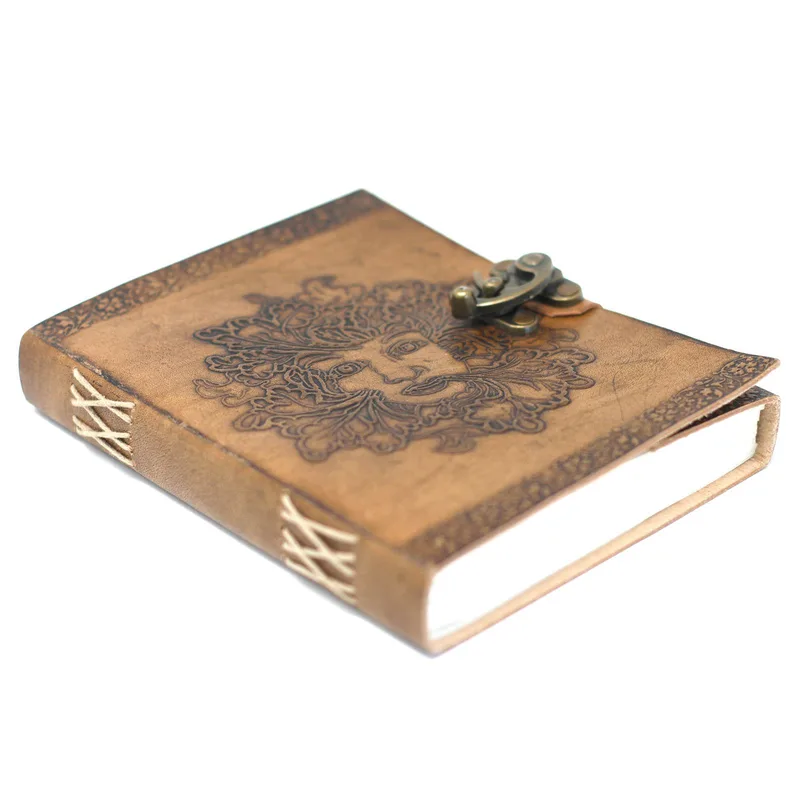 Leather Greenman Notebook — foto 1