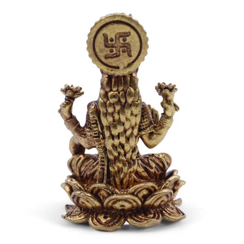 Brass Miniature Gods Laxmi 49mm — foto 1