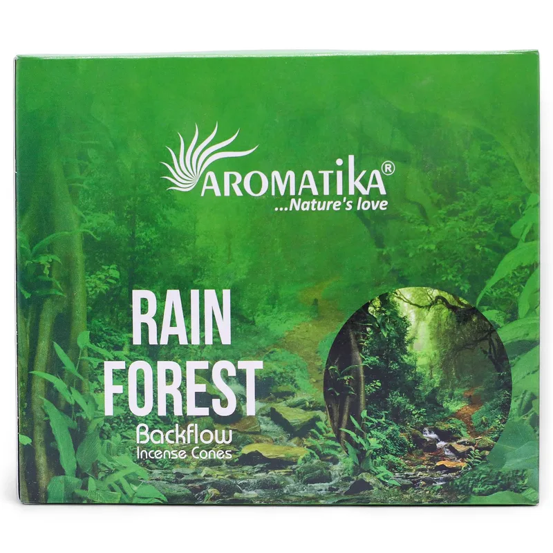 Masala Backflow Incenso pack of 10 Rain Forest — foto 2