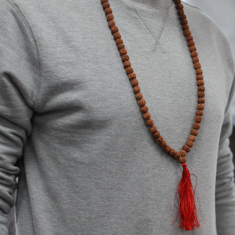108 Rudraksha Mala - Brown — foto 3