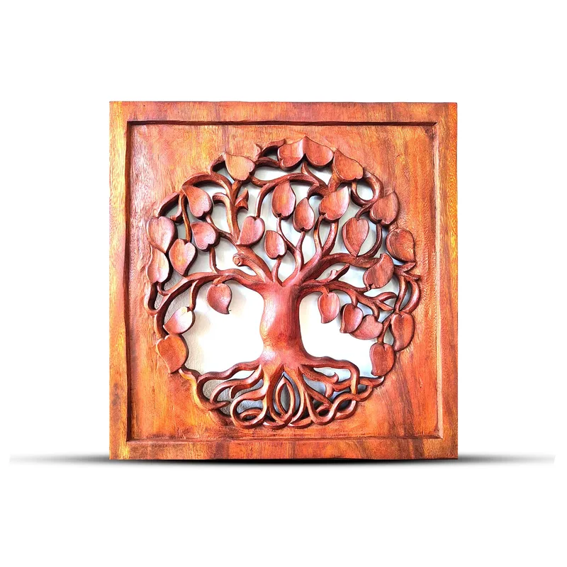 Square Albero of Life Round Panel 40x40