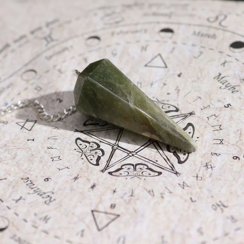 Ancient Witch Spell Incenso - Prosperity - Aventurine Pendulum — foto 2