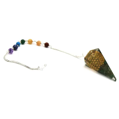 Pendolo Energetico Orgonite – Fiore della Vita