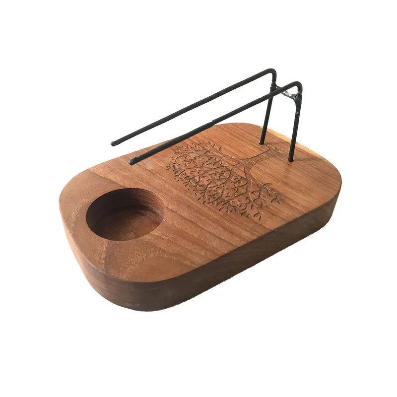 Palo Santo Heater Teak Legno Albero of Life Design