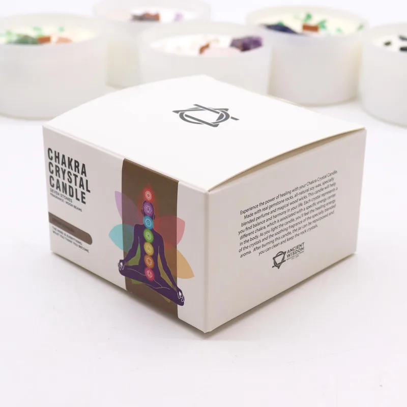 Large Chakra Crystal Candele Seven Charkra — foto 3