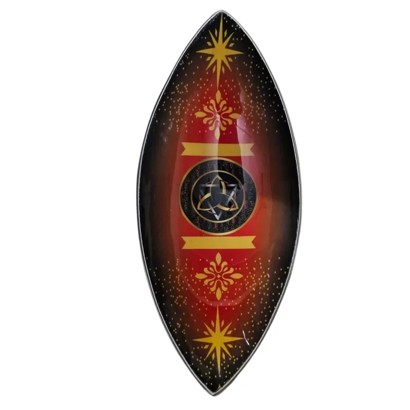 Enamel Incenso Bowl Aluminum Pagan Triquetra