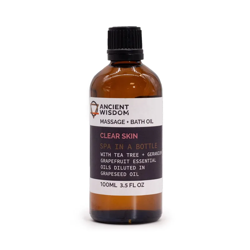 Clear Pelle Massage Olio - 100ml