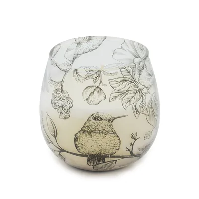 Small Glass Jar Candele - Drawn by Flame