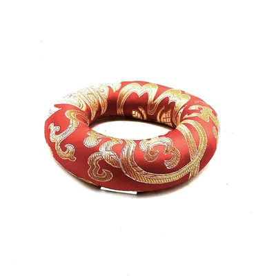 Cuscino a Cerchio 10cm (per Campanelli Tibetani da 12-14cm) - Rosso — foto 1