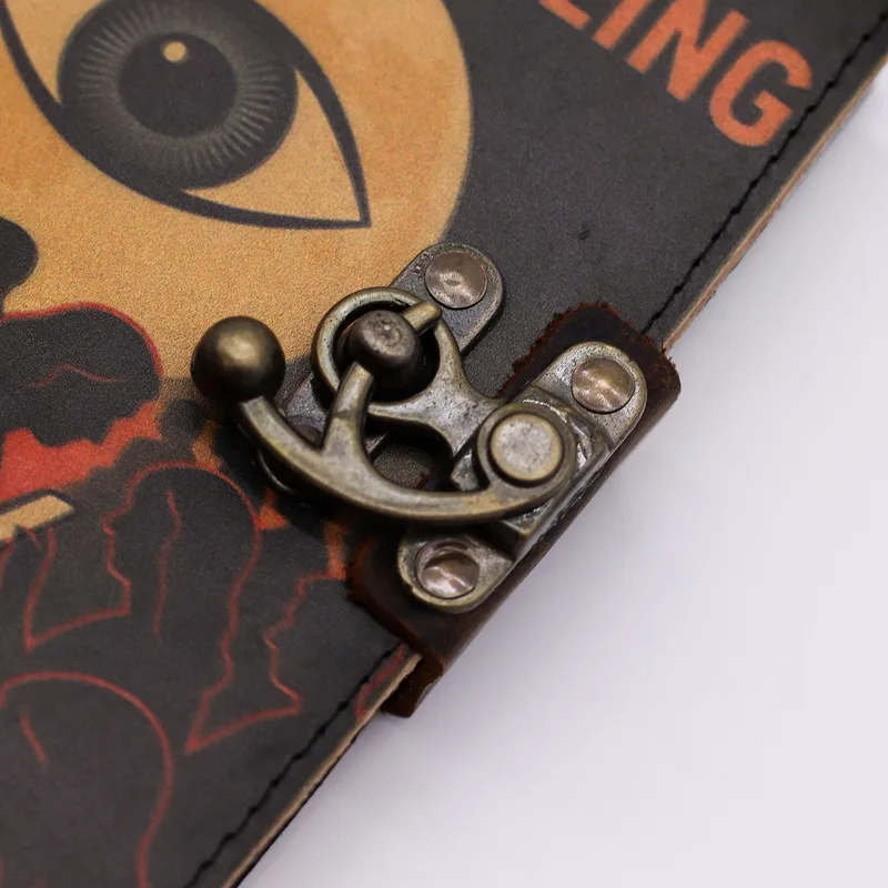Leather Printed Notebook – Stop Doom Scrolling 17.8x12.7 cm — foto 4