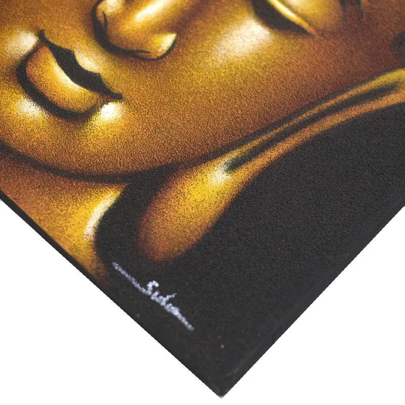 Buddah Painting Oro Sand Finish — foto 4