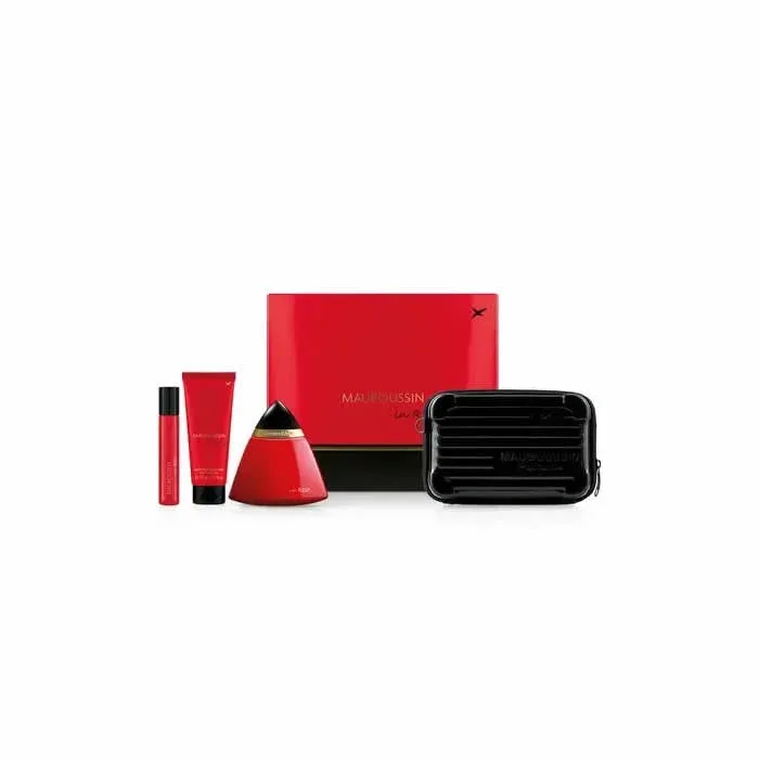 Mauboussin In Red Eau De Parfum Spray 100ml Set 4 Parti