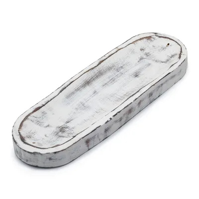 Large Incenso Tray 30x10cm Classic Whitewash — foto 1