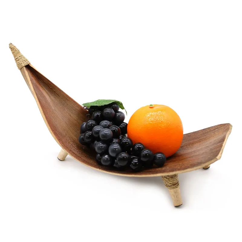 Coconut Leaf Fruit Bowl Set Naturale — foto 1