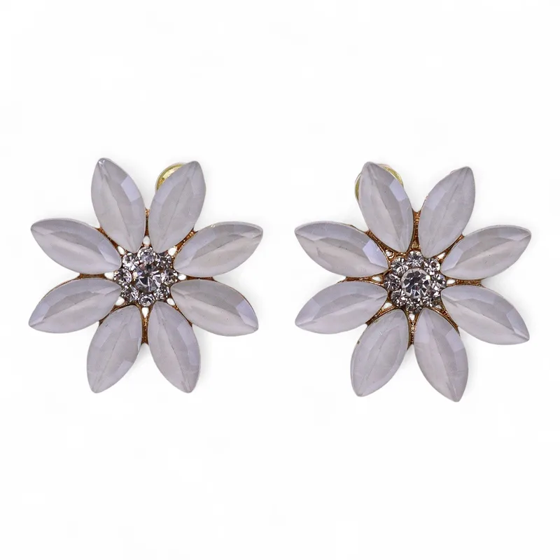 Pearl - Vintage Glass - Fiori - Earrings