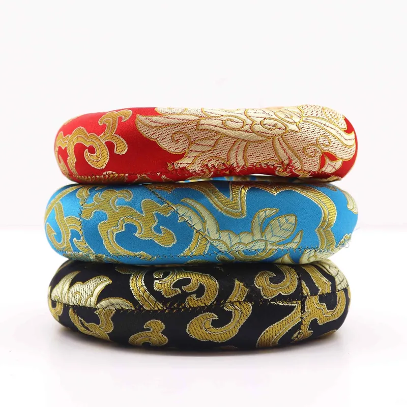 Cuscino a Cerchio 12cm (per Campanile Tibetano da 14-16cm) Colore Casuale — foto 1