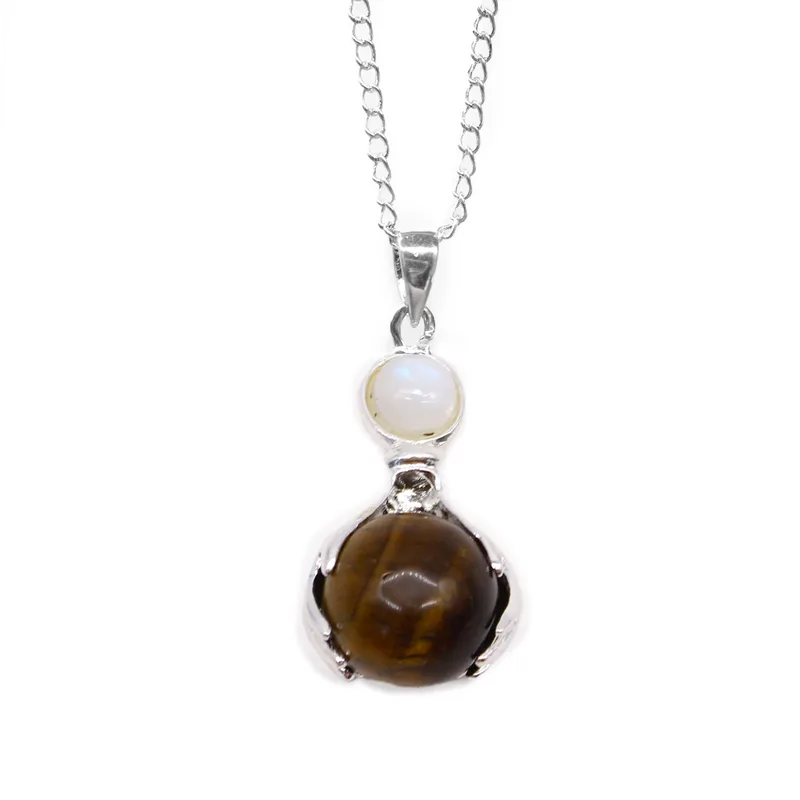 Gemstone Healing Hands Pendant Tiger Eye — foto 1