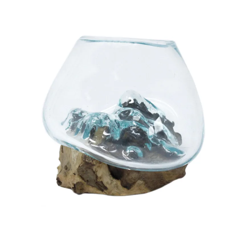 Molten Glass on Legno Small Bowl