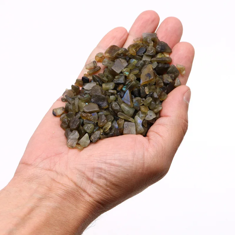 Labradorite Chips Gemstone Chips Bulk - 1KG — foto 1