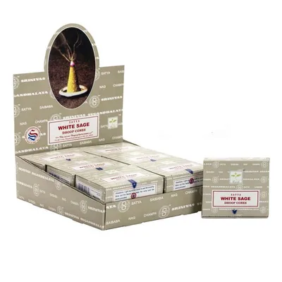 Bianco Sage Dhoop Cones — foto 1