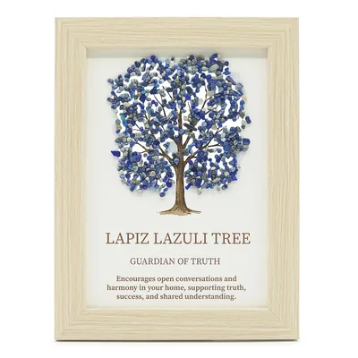 Tabacco con immagine di pietra preziosa – Albero della Vita – Lapislazzuli (20x14,7x1 cm)