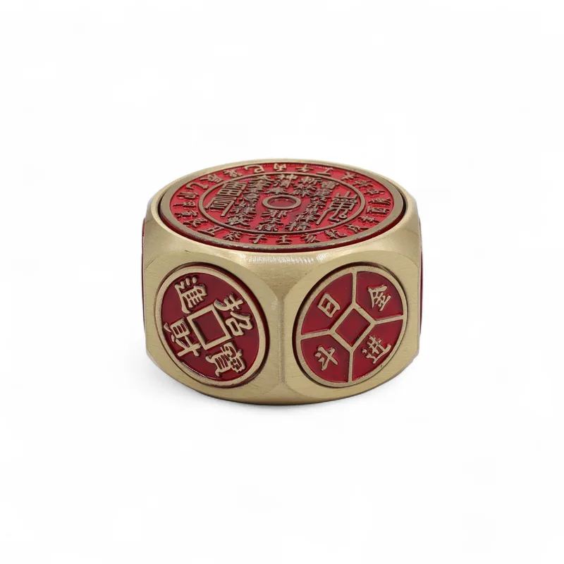 Feng Shui Fortune Red Calendar & Coin Dice Auspicious date selector — foto 1