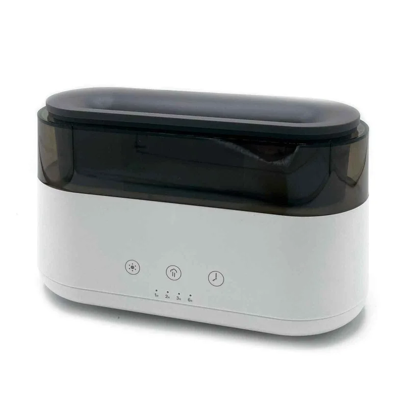 Modern Aroma Diffusore - Led Clock - USB-C - Flame Effect