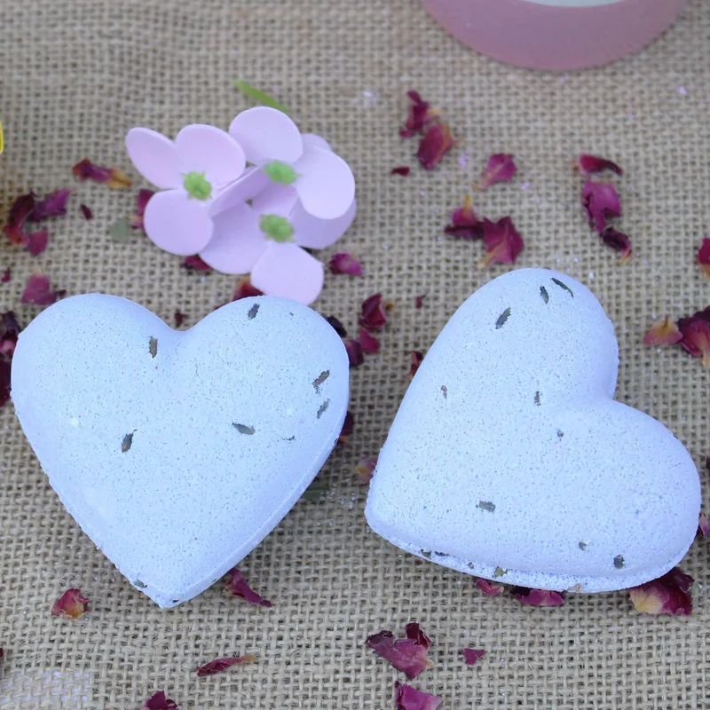 Love Heart Bagno Bomba 70g - French Lavanda — foto 2