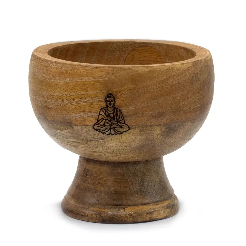 Lrg Ritual Bowl Incenso Cone Porta 11x10 cm Buddha — foto 1