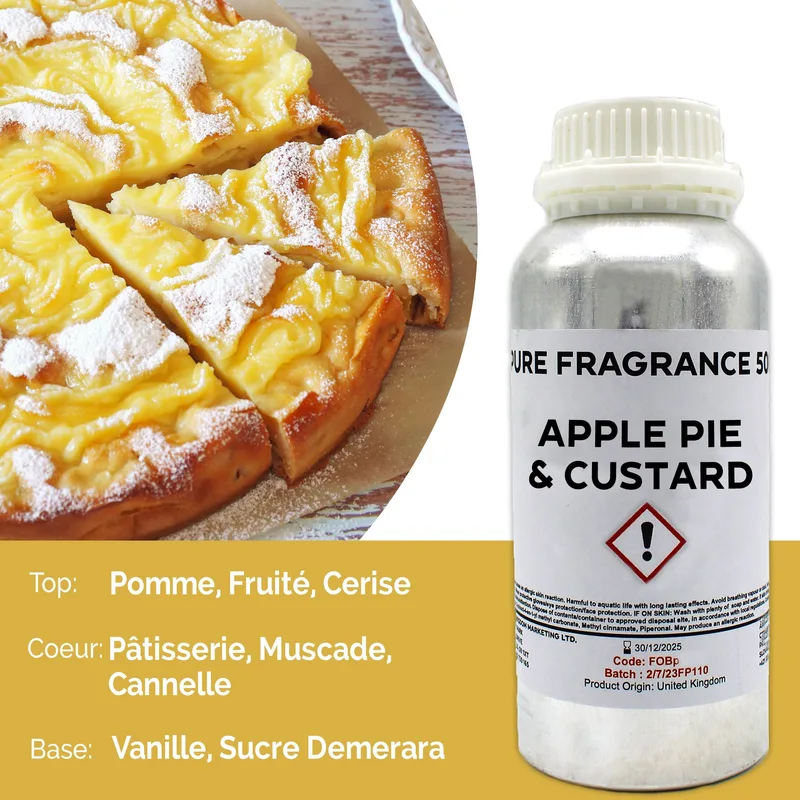Apple Pie & Custard Puro Profumo Olio 500ml