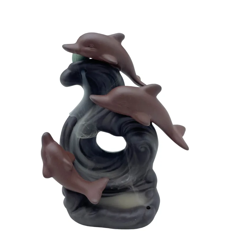 Backflow Incenso Bruciatore Dolphin Wave — foto 1