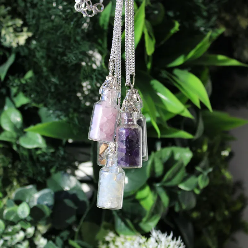 Bottled Gemstones Necklace Amethyst — foto 4