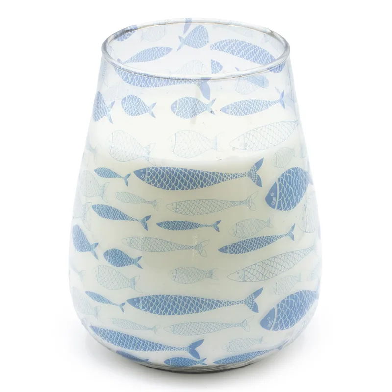 Tall Glass Jar Candele Seabreeze — foto 1