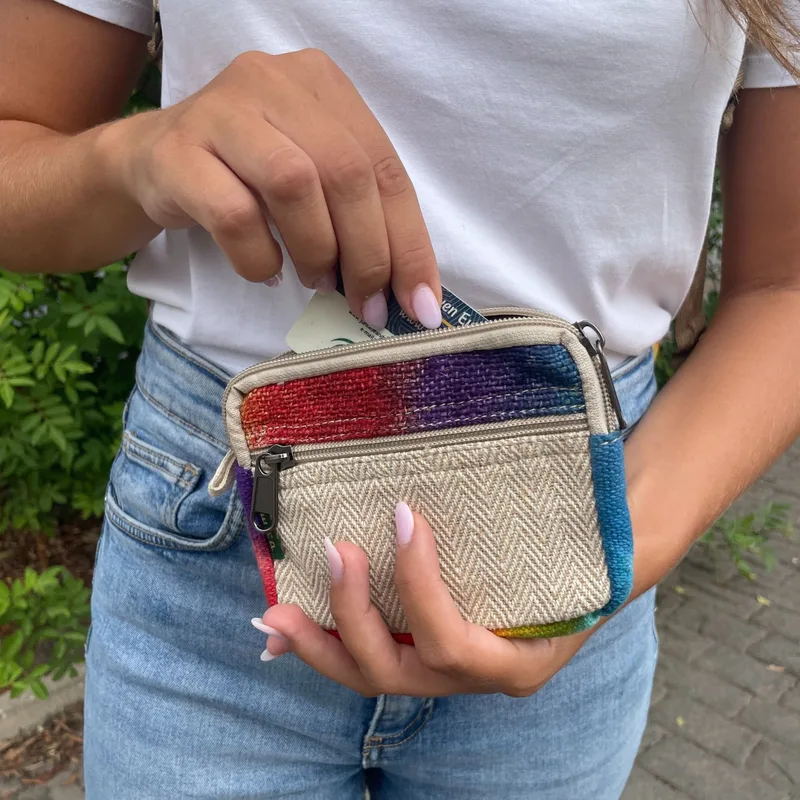 Tiedye Hemp Square Pouch — foto 1