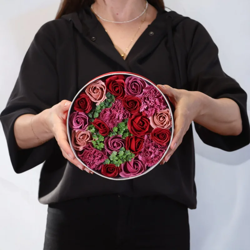 Round Scatola Vintage Roses — foto 1