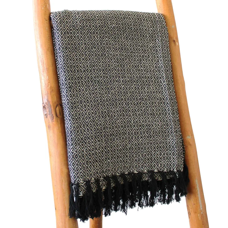 Boho Comfort Throws Charcoal