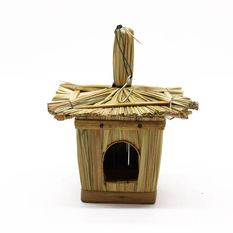 Small Square Seagrass Bird Scatola 18x13cm — foto 1