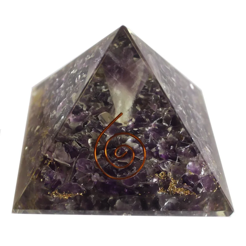 Lrg Orgonite Pyramid 70mm Angel — foto 6