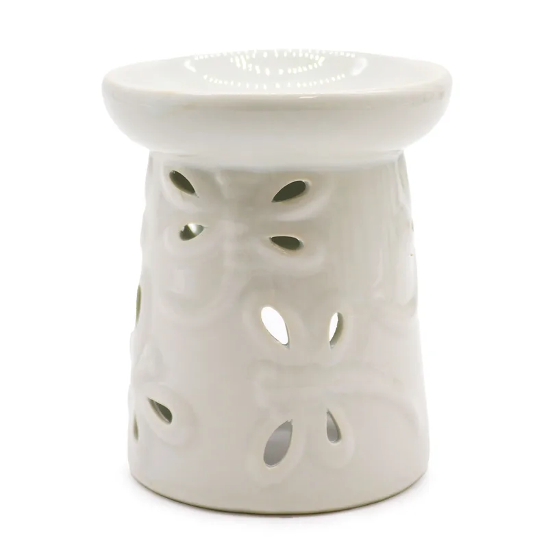 Classic Bianco Olio Bruciatore - Dragonfly
