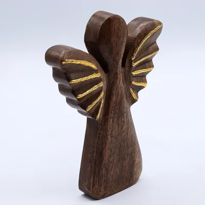 Large Mango Legno Angel - Oro Decor — foto 1