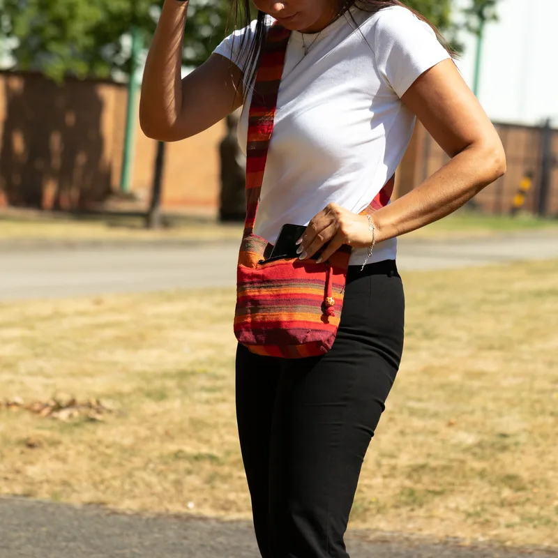 Nepal Sling Bag - Sunrise Arancia — foto 3