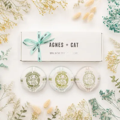 Agnes + Cat Berry & Fig Bagno Fizzer Gift Set