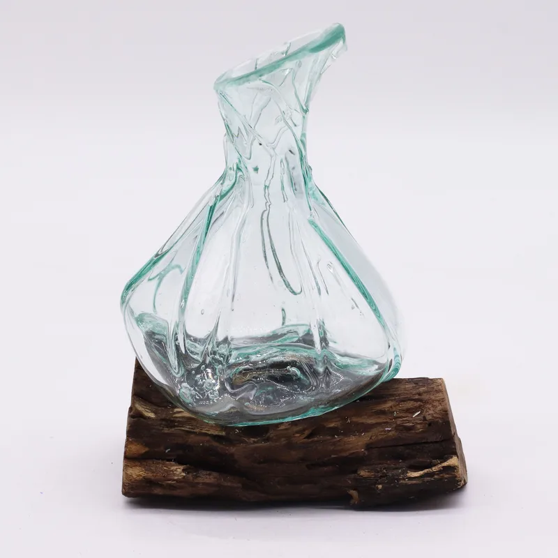 Molten Glass Fancy Mini Decanter on Legno 24cm — foto 4