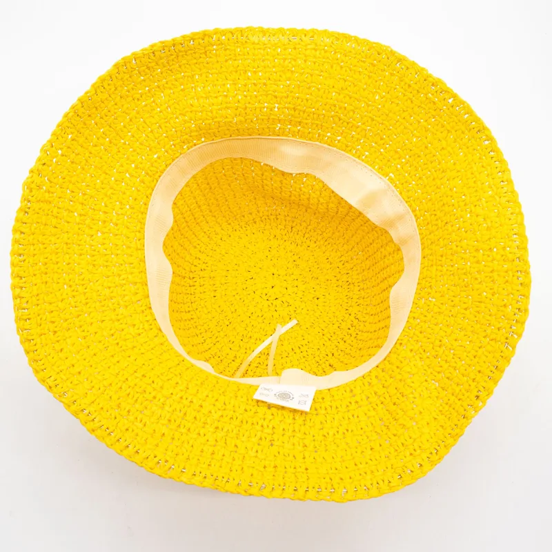 Nomad Sari Floppy Straw Sun Hat Yellow — foto 4